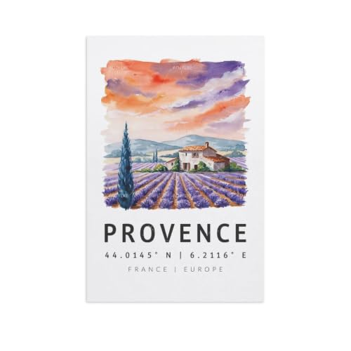Affiche Provence pour decoration de chambre esthetique et salon style vintage
