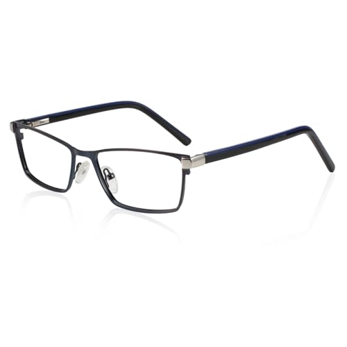 Image of OCCI CHIARI Blue Light Glasses for Men Women Non Prescription Glasses Metal Eyewear Full Rim Optical Frame