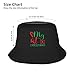 My 1st Christmas Double-Layer Fold Able Fisherman's Hat Essential Fashion Item Combines Sun Protection with Style Unisex Outdoor Design Black