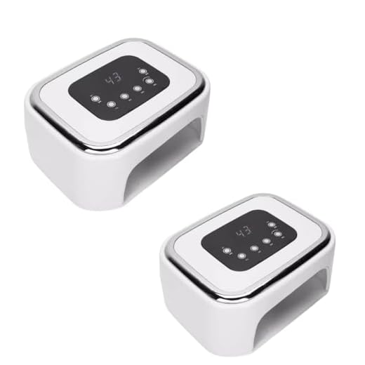 Kit 2 Cabines Led UV Unhas Musical Bluetooth 99W Bivolt