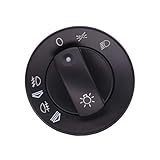 Interruptor de luz de RICH Car para faros compatibles con Audi A4 8E2, B6) (2000 / 11-2004 / 12) Audi A4 Avant (8E5, B6) (2001 / 04-2004 / 12) Audi A4 Cabrio 8H7, B6, 8HE, B7 20020202. /04-2 009/03 Audi A4 (8EC, B7) (2004/11-2008/06 Audi A4 Avant 8ED, B7 2004/11-2008/06