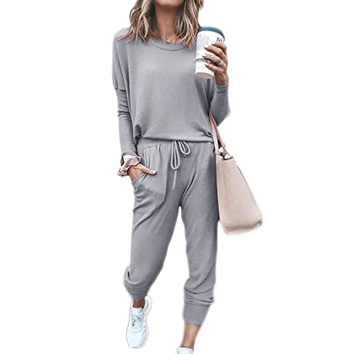 Beaufident Damen Hausanzug Sportanzug Set Jogginganzug Damen Freizeitanzug...
