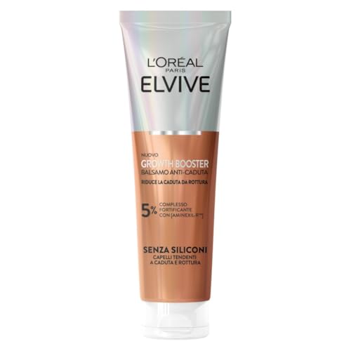 L'Oréal Paris Elvive Balsamo Anti-Caduta Fortificante, Per Capelli Deboli e Tendenti a Rottura, Caduta Ridotta di 10x, Con Complesso Fortificante Aminexil-R, Growth Booster, 150 ml