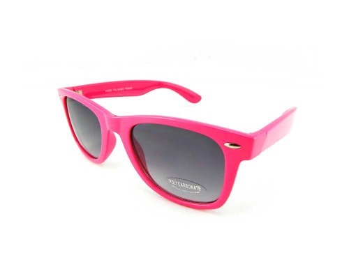 New Promotional Budget Retro Sunglasses - Neon Pastel with Grey Lens