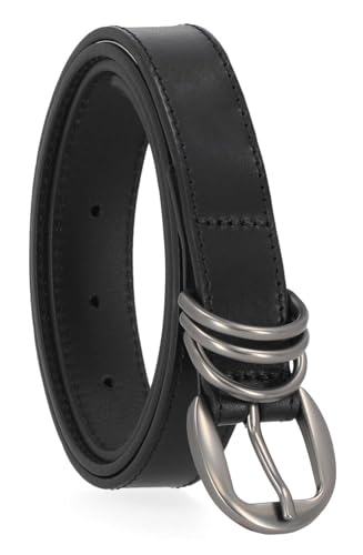 Harley-Davidson Women's Multi Keeper D Ring B&S Genuine Leather Belt - Black2