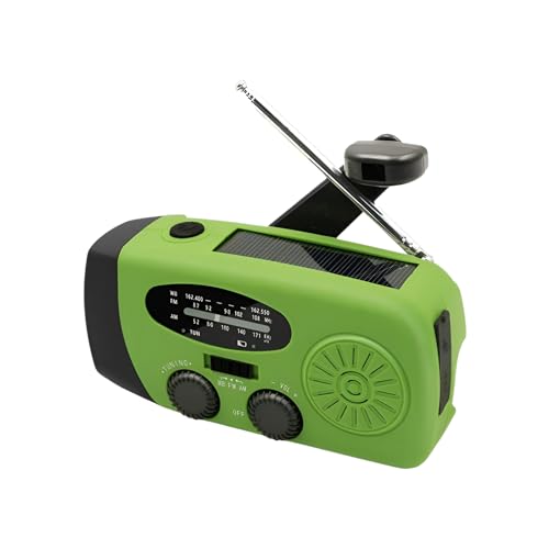 [Maidisly]�y�h�Ѓ��W�I�z��񂵏[�d/�p�l��/USB-C�Ή� �ً}SOS�A���[������ �h��IPX3 AM/FM/NOAA��M�\ �R���p�N�g�y�� �h�ЃO�b�Y �A�E�g�h�A�L�����v�ɕK�{ �u���O���[��