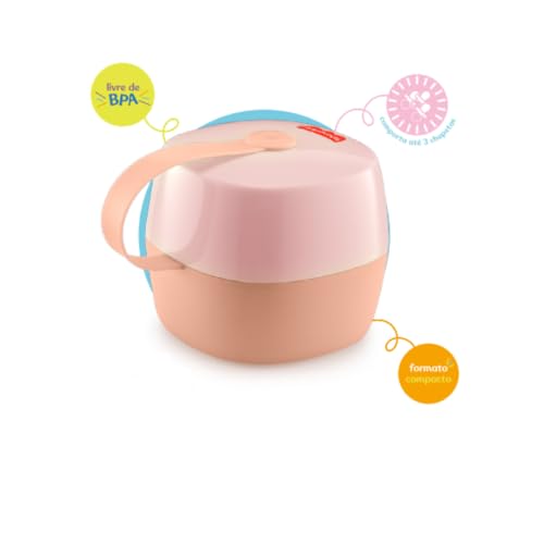 Porta Chupetas Soft Fisher Price Rosa - BB1079