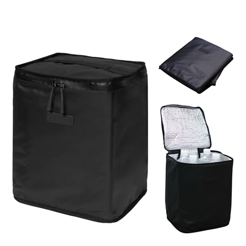 Tokyo Camp 保冷バッグ 保温 撥水 折りたためてコンパクト 超軽量 160g はっ水加工生地 ボックス型 容量18ℓ (保冷バッグ)