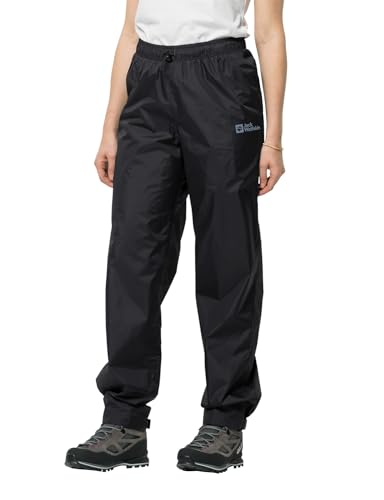 Jack Wolfskin RAINY DAY PANTS wasserdichte Regenüberhose, black, L