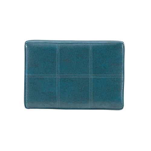 Linon Carson Blue Backless Counter Stool, Brown - Image 7