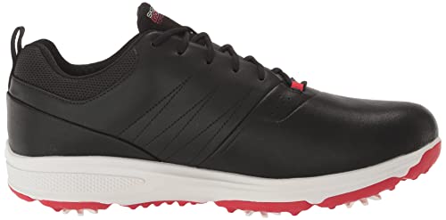 Skechers Mens Torque Pro Waterproof Golf Shoe, Black/Red, 11 Us #TOP5
