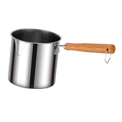 Stainless Steel Small Deep Fryer Pot Kitchen Frying Pan Japanese Only (Only Pot 12.5cmx13cmx27.7cm)