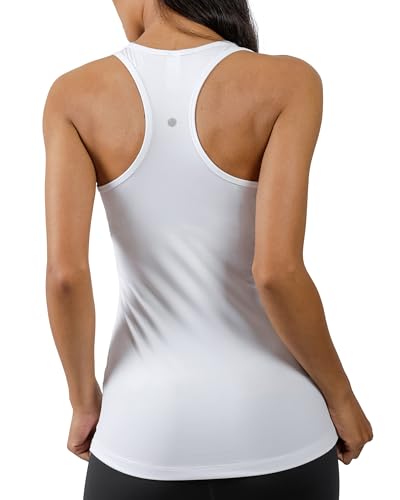 Image of Yogalicious Womens Lightweight Tank Top Soft Racerback Workout Yoga Sleeveless Quick Dry Top