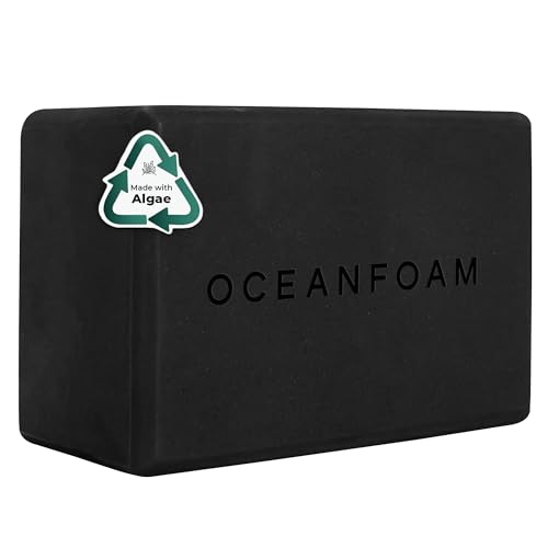 Bloque de espuma para yoga Oceanfoam, ladrillo antideslizante y ligero de alta densidad