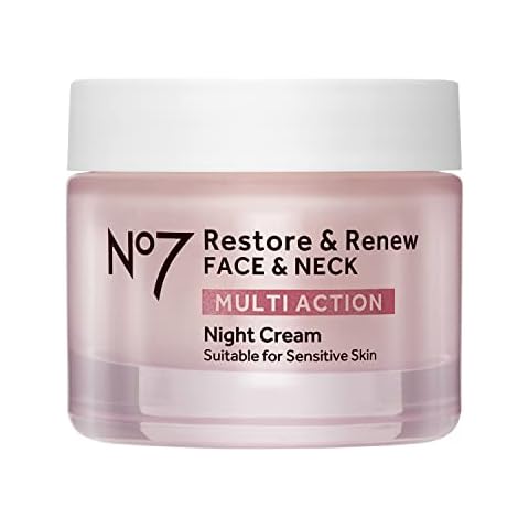 No7 Restore & Renew Multi Action Face & Neck Night Cream Cover
