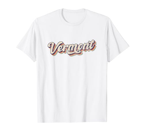 Vermont Vintage Retro Design T-Shirt