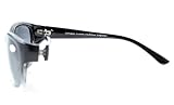 Eyekepper Dwuogniskowe okulary przeciwsłoneczne okulary przeciwsłoneczne czarno-przezroczyste/szare soczewki +2,00