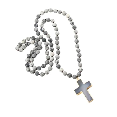 Collier en pierre nouée réglable pour sublimer la clavicule sans irritation ni lourdeur