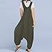 Luckycat Monos Mujer Fiesta Tallas Grandes Verano sin Mangas Suelto Pantalon Ancho...