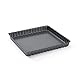 De Buyer 4709.23 Tarteform, quadratisch, abnehmbare Bodenplatte, 23 cm, Grau
