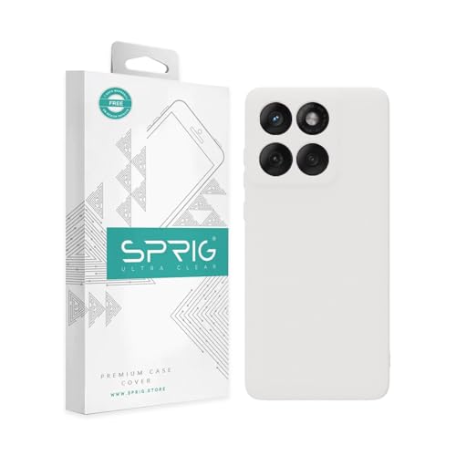 Image of SPRIG Compatible with Motorola Edge 60 Fusion 5G Phone TPEE Cover Premium Back Cover Drop Tested Shock Proof Mobile Case for Men, Women, Boys and Girls with Camera Protection (White)