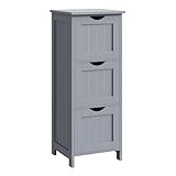 WOLTU Armario de Baño de 3 Cajones, 32x30x81 cm