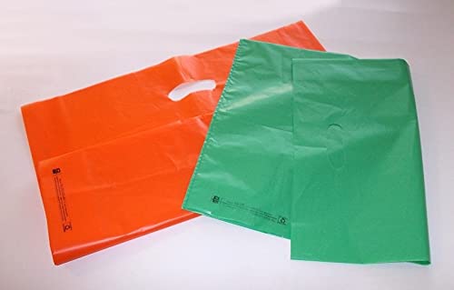 Shopper colorate con soffietto, manico a fagiolo (50x70+10cm - 50 buste)