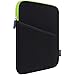 Lacdo iPad mini Case, iPad mini 4 sleeve, Shockproof Tablet Sleeve Compatible iPad Mini 4,3,2 / Samsung Galaxy Tab A 8-Inch/ASUS ZenPad Protective Bag, Green/Black