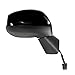 Fit System Passenger Side Mirror for Honda Civic Coupe, Sedan Model, Textured Black w/PTM Cover, Foldaway, Power
