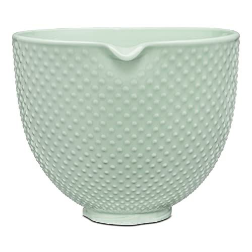 KitchenAid 5Q Dew Drop Ceramic Bowl, for 5Q Tilt-Head Mixers, KSM2CB5TDD | Durable Ceramic, Freezer-Microwave-Oven-Dishwasher-safe, Fits all 4.5 and 5 quart Tilt-Head KitchenAid Stand Mixers - image 2
