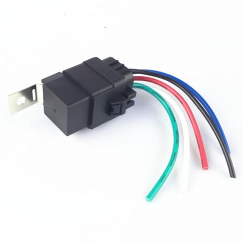 Relais 12V 40A étanche silicone inverseur 5 plots pour câblage voiture