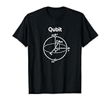 Qubit Original Concept Quantum Computing T-Shirt - Unisex-Adults, Black, Small, Short Sleeve