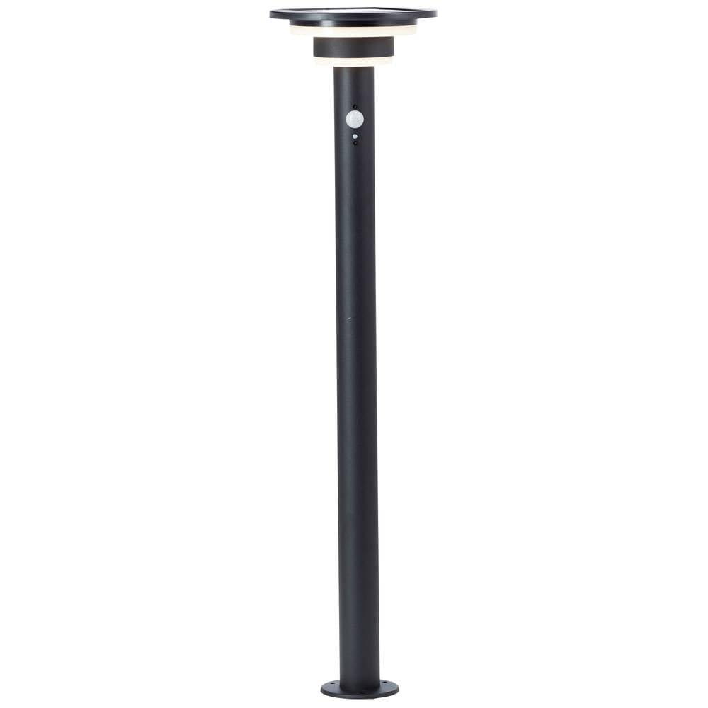 Brilliant G40407/06 Garvina Solar-Außenstandleuchte avec Bewegungsmelder 3W Warmblanc noir
