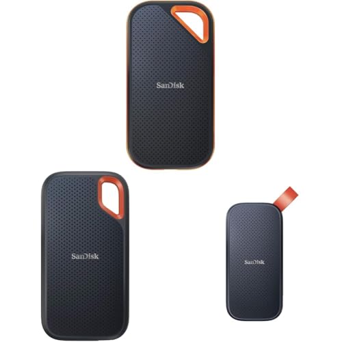 SanDisk SSD 外付け 4TB SDSSDE81-4T00-GH25 Amazon | 【3点セット【Amazon.co.jp 限定】】 SanDisk 外付け
