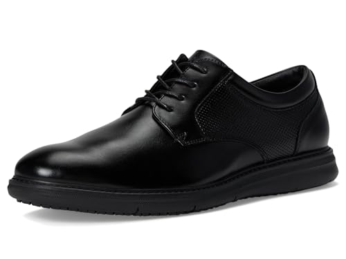 Nunn Bush Men's Chase Slip Resistant Work Plain Toe Oxford Also Suitable for Restaurant, Food Service & Hospitality Shoe 7