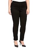 NYDJ Women's Plus-Size Janice Legging in Black