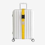2Pcs Luggage Straps,Yellow Packing Belt Suitcase Straps on Your Trip with Coded Lock （1.97 in*78.74 in） - Image 6