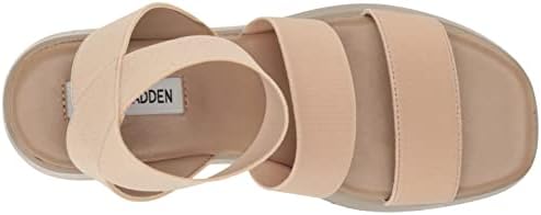 Steve Madden Women's Sashes Wedge Sandal, Tan, 9 | Image 4