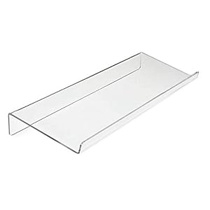 Rudrax Enterprise Use Acrylic for Keyboard Stand,Office use,Desk Office Key Board Stand Antique Acrylic Keyboard Stand for Office Desk, 4mm Thickness(White, Clear)