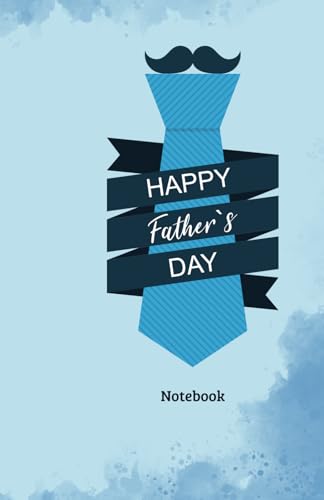 Happy Father's Day Notebook: A5 | Softcover, matt | 100 Pages, Lined, White Paper |'THIS BOOK BELONGS TO' Page. Perfect as a Daily Journal, Remember, Notice, Organizer | Father's Day Gift