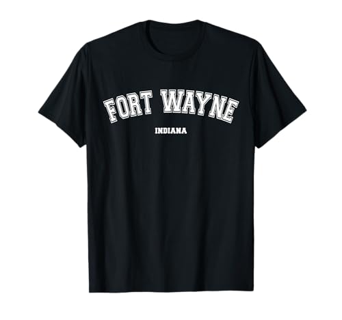 Fort Wayne Indiana USA Fort Wayne Indiana T-Shirt for Small, Black City-Apparel Buyers