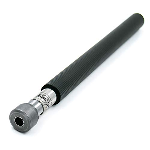 Woodcut Tools Twin Collet Stainless Steel Handle with cushioned grip for Woodturning Gouges, Pro Forme Flexi Hollowing Tools Quick Change for 3/8 and 1/2 Shafts including Two Collets. TCH
