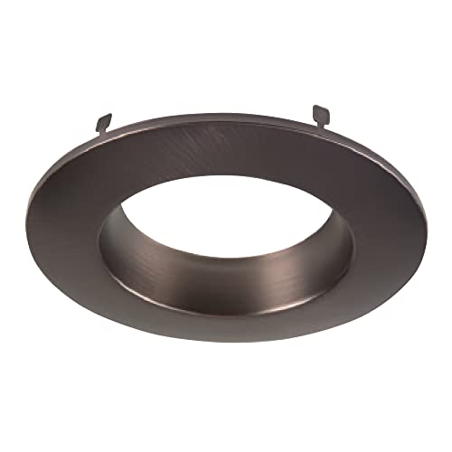 HALO RL 5 in. and 6 in. Tuscan Bronze Recessed Lighting Retrofit Replaceable Trim Ring (6 Pack) by HALO - Used condition - Image 2
