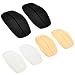 Lady Up 6PCS Soft Silicone Bra Strap Cushions Holder Non-slip Shoulder Protecting Pads Ease Shoulder Discomfort (2black+2nude+2white)