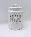 Rae Dunn By Magenta BEANS Ceramic LL Medium 8 x 5 Canister