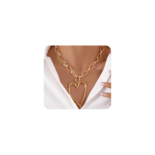 Navirix �`�����L�[�S�[���h�n�[�g�l�b�N���X�A���[�W�n�[�g�`���[�J�[�l�b�N���X�A�g�����f�B�n�[�g�`���[���l�b�N���X�A�o�����^�C���f�[�W���G���[, 2XL, �����|, ��΂Ȃ�