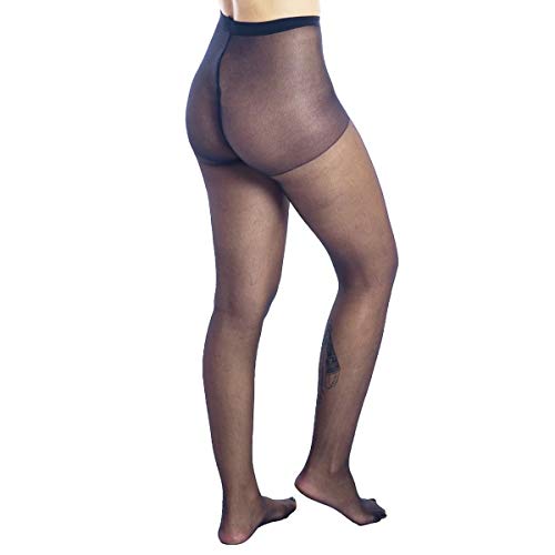 Meia-Calça Lupo Fio 15 Feminino, Preta, M