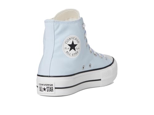 Image of Converse Womens Chuck Taylor All Star High-Top Platform Sneaker Blue Supermoon /Natural Ivory /Black 7 Medium