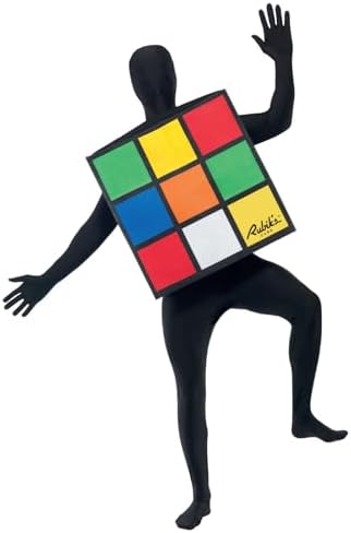 Smiffys Rubik's Cube Unisex Costume Size: One Size