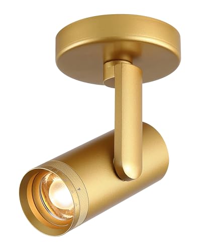 Opulux 12W LED Gold Dimmable Zoomable Ceiling Spotlight Indoor –